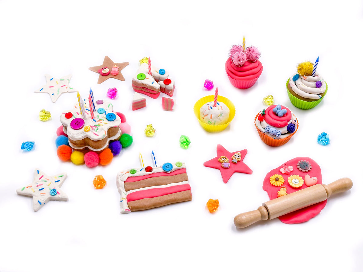 Baking Party , Birthday Play Dough Kit, Baking Playdough Sensory
