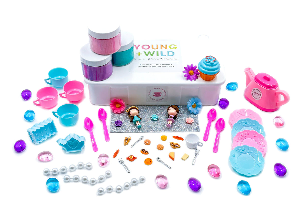 Lady Tea Party Makeup Kit  Creative Play for Kids – mideerart