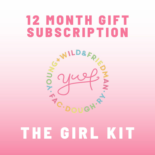 12 Month Gift Subscription - Girl Theme Subscription Young, Wild & Friedman 