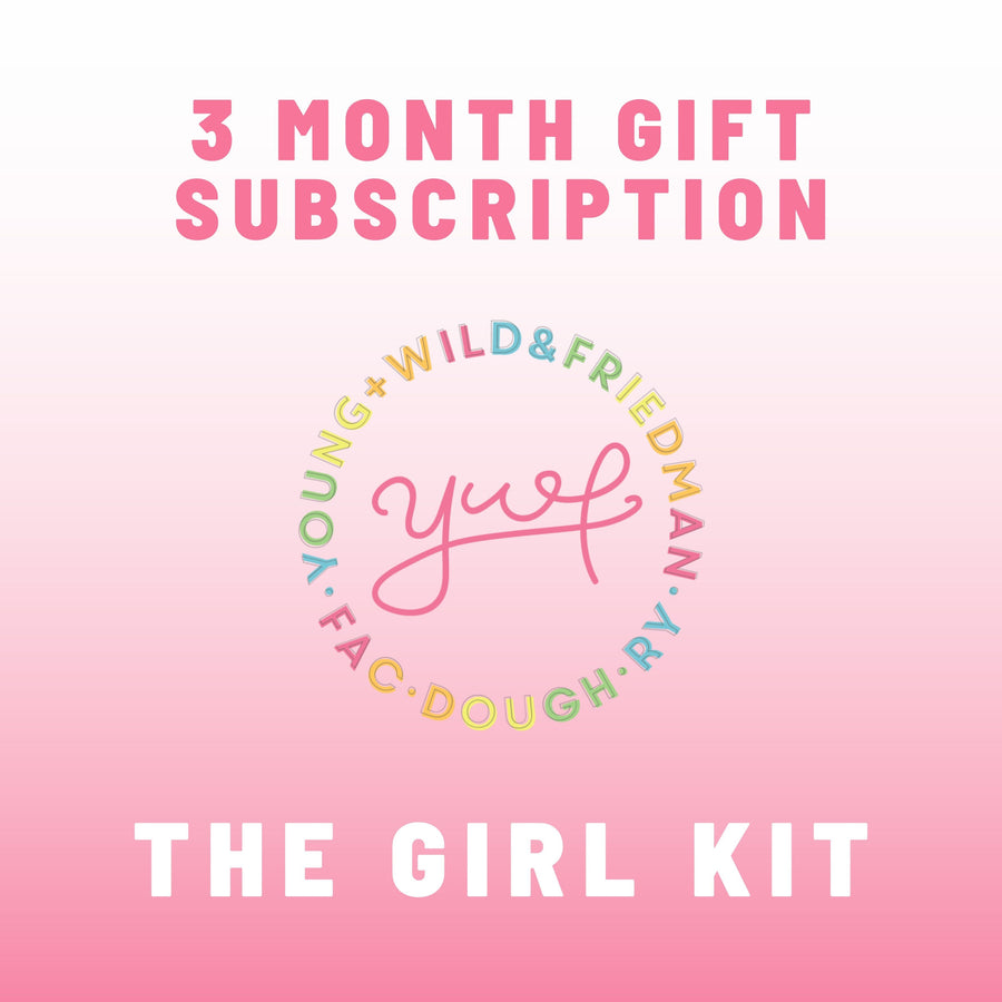 3 Month Gift Subscription - Girl Theme Subscription Young, Wild & Friedman 