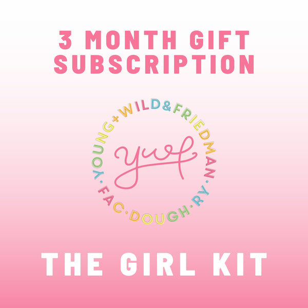 3 Month Gift Subscription - Girl Theme Subscription Young, Wild & Friedman 