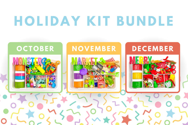 3-Month Holiday Bundle Young + Wild and Friedman Monster Fall Farmer's Market Christmas