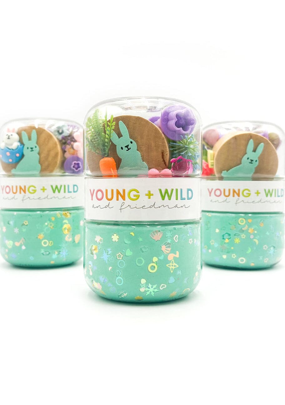 Bunny Grab & Go Dough Jar Grab and Go Dough Young, Wild & Friedman 