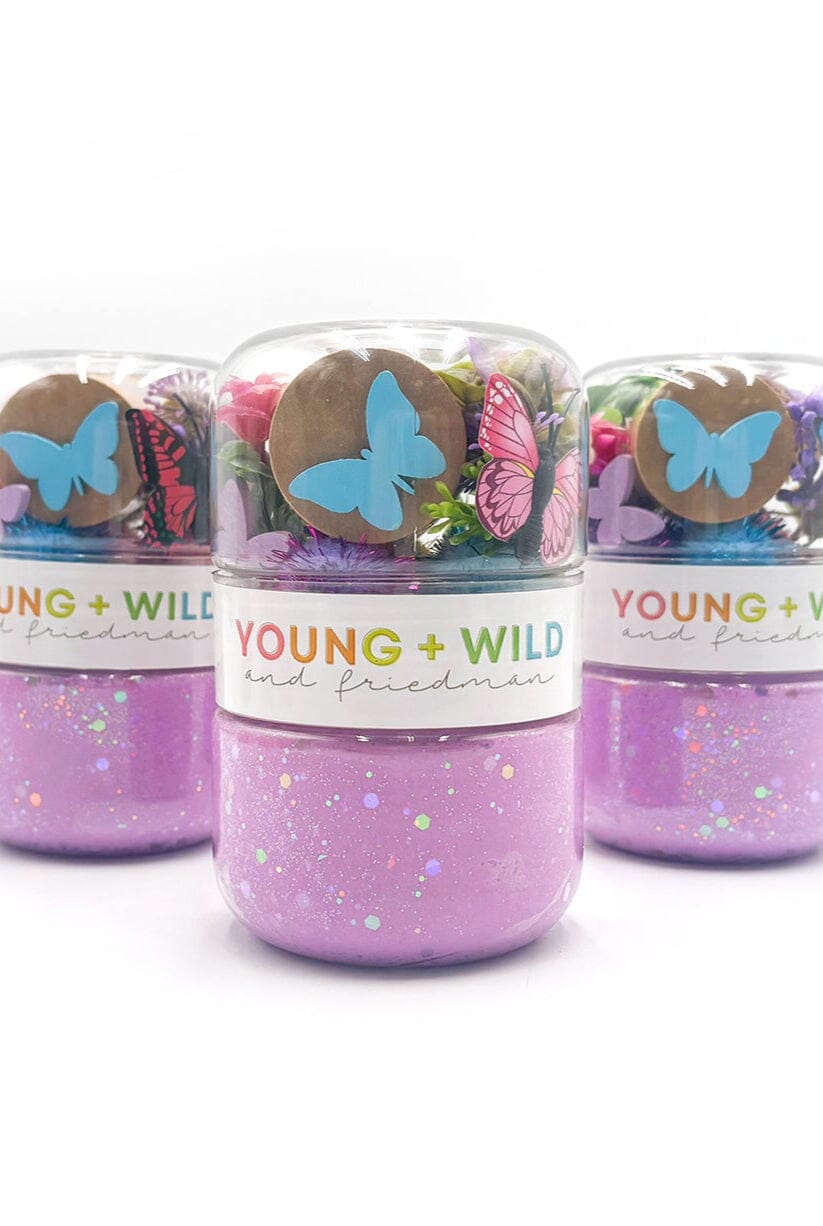 Butterfly Grab & Go Dough Jar Grab and Go Dough Young, Wild & Friedman 