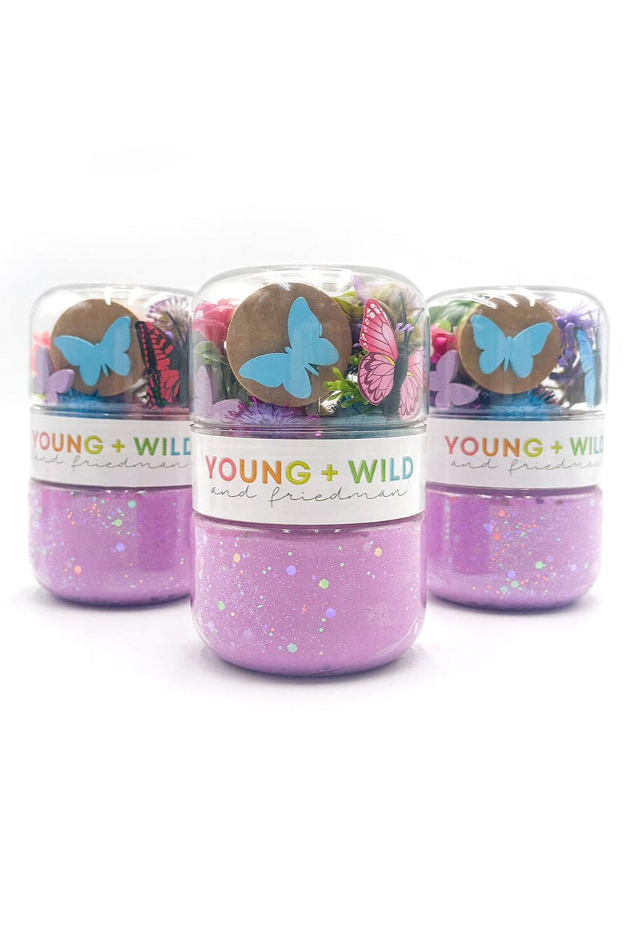 Butterfly Grab & Go Dough Jar Grab and Go Dough Young, Wild & Friedman 