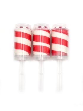 Candy Cane Sensory Dough Push Pop