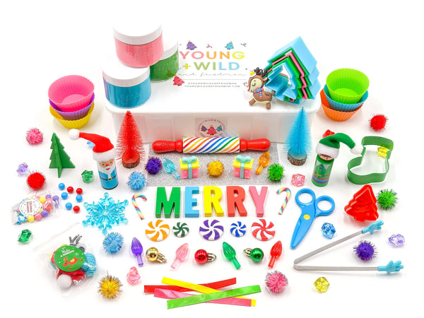 Colorful Christmas Sensory Kit Sensory Kit Young + Wild and Friedman 