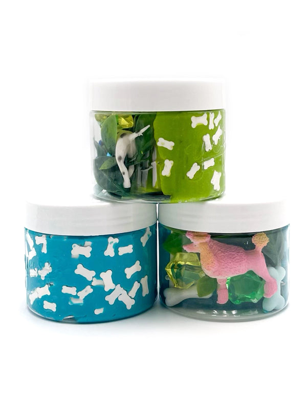 Dogs Sensory Dough Jar Sensory Dough Young, Wild & Friedman Blue 