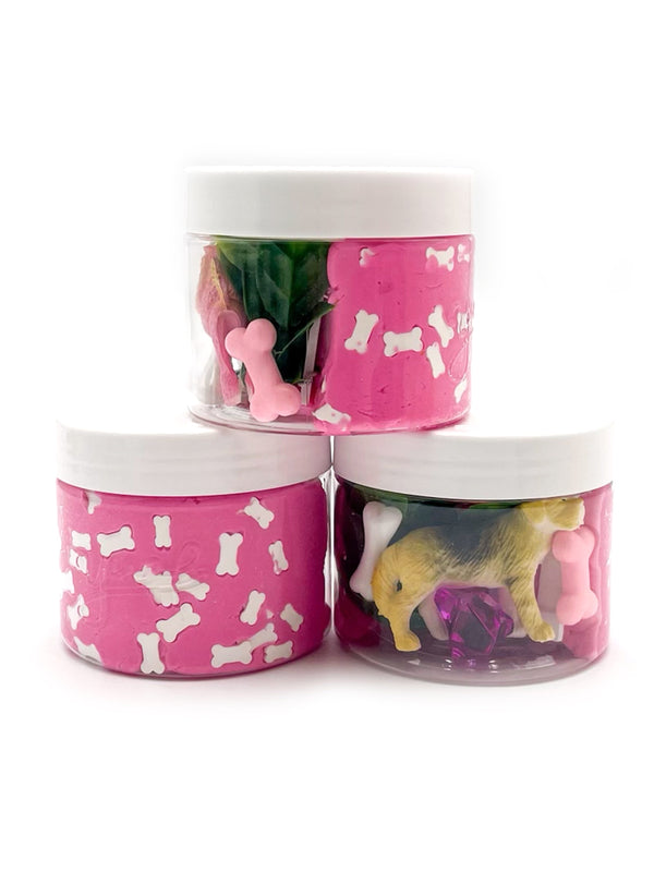 Dogs Sensory Dough Jar Sensory Dough Young, Wild & Friedman Pink 