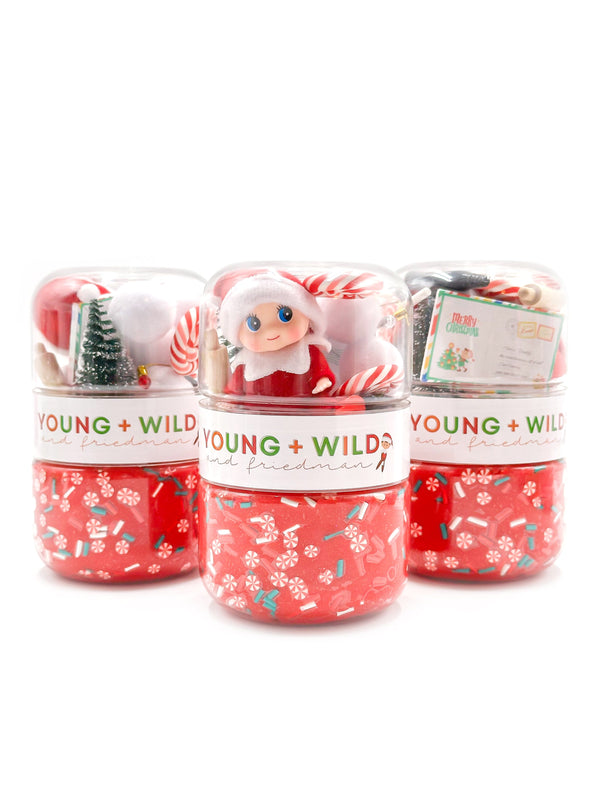 Elf Grab and Go Dough Jar Grab and Go Dough Young + Wild and Friedman 