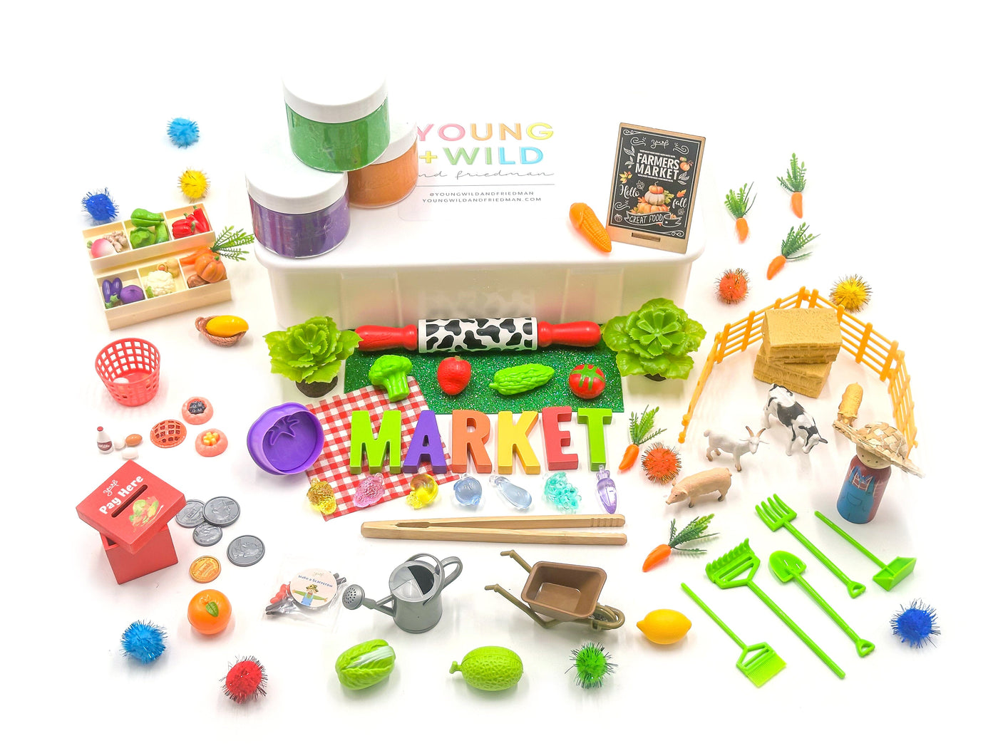 Fall Farmer's Market Sensory Kit Sensory Kit Young, Wild & Friedman 