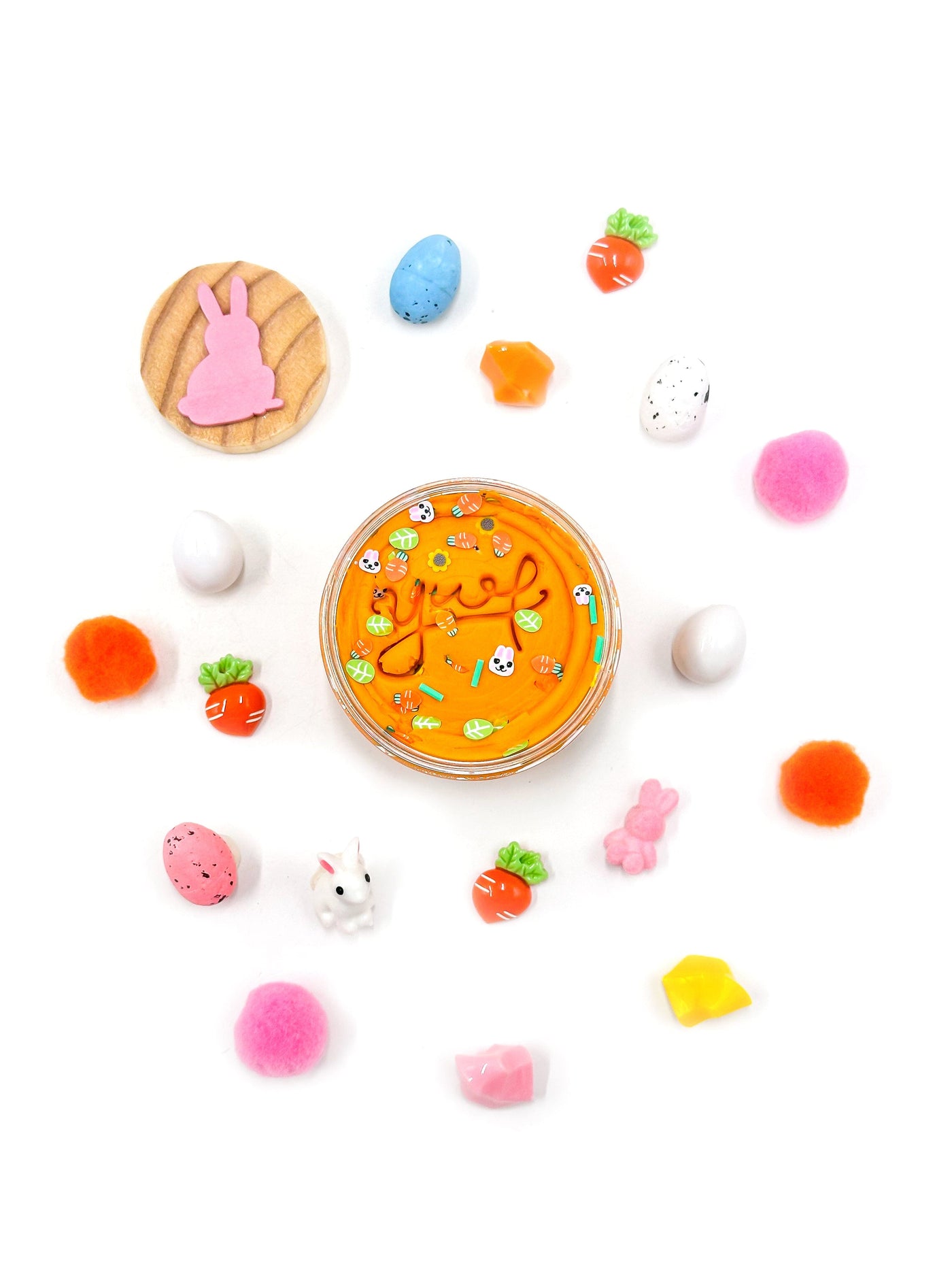 Fluffy Bunny Grab & Go Dough Jar Grab and Go Dough Young, Wild & Friedman 