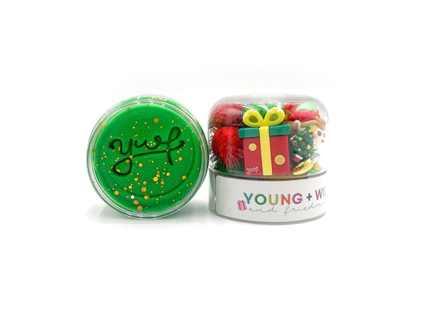 Jolly Christmas Grab & Go Dough Jar Grab and Go Dough Young + Wild and Friedman 