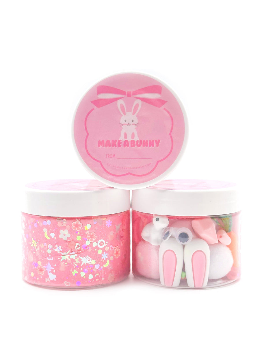 Make a Bunny Sensory Dough Jar Sensory Dough Young, Wild & Friedman 