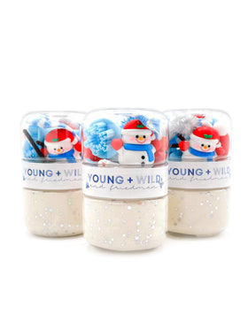 Make a Snowman Grab and Go Dough Jar