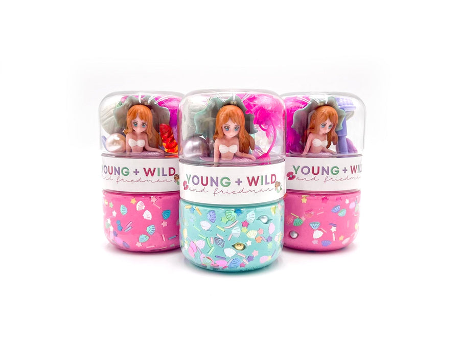 Mermaid Grab & Go Dough Jar Grab and Go Dough Young + Wild and Friedman 