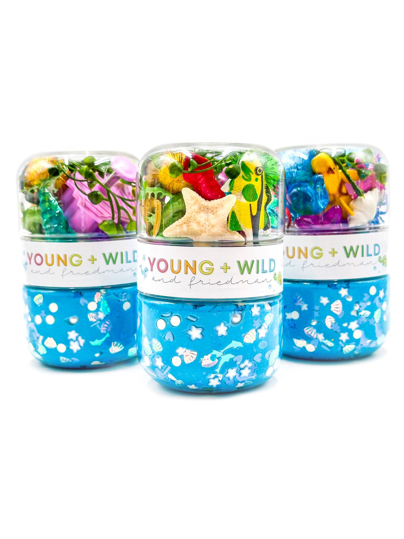 Ocean Grab & Go Dough Jar Grab and Go Dough Young, Wild & Friedman 