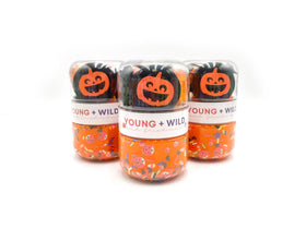 Orange Halloween Grab & Go Dough Jar