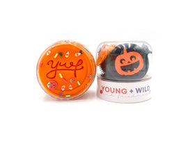 Orange Halloween Grab & Go Dough Jar