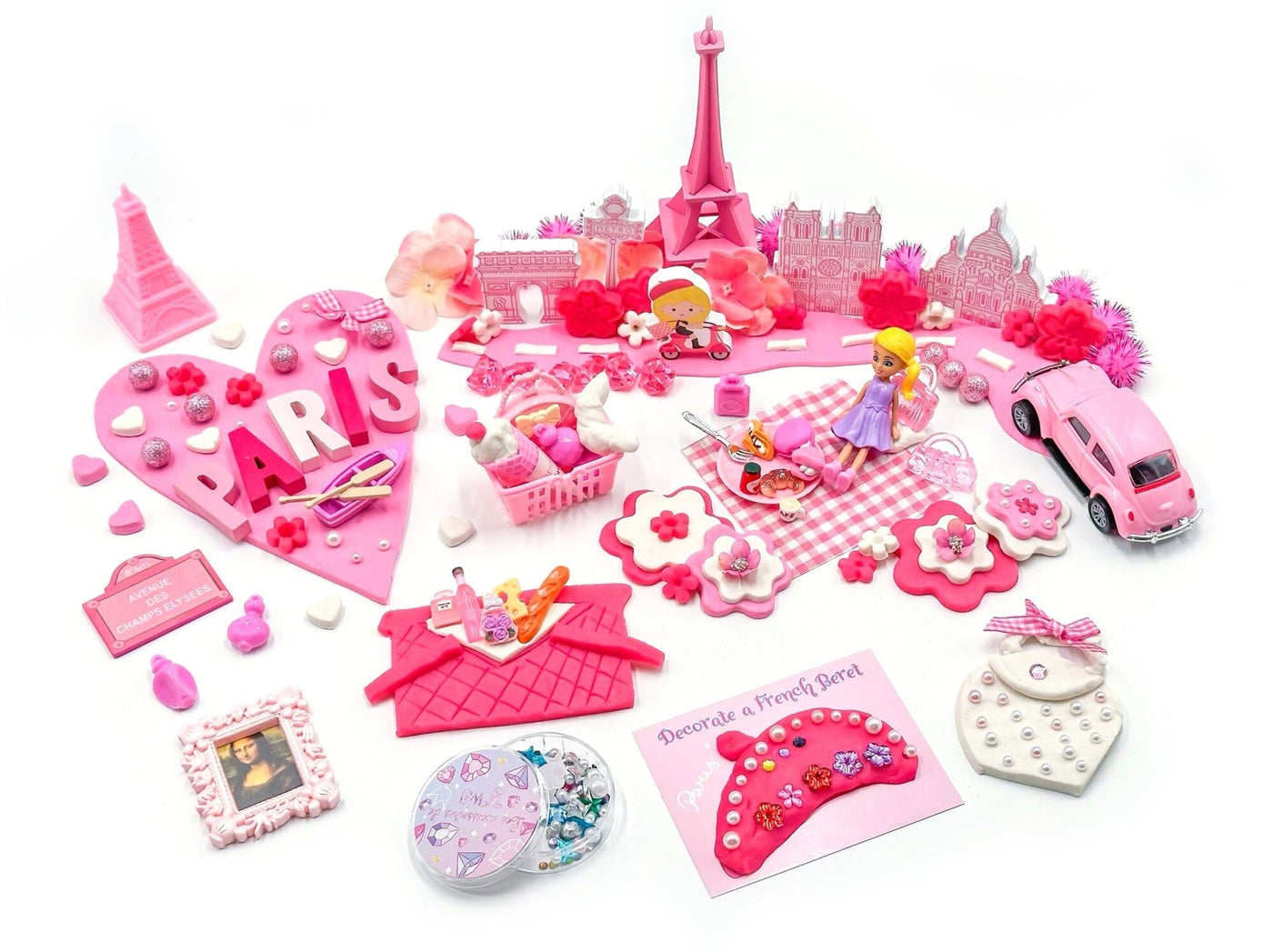 Pink Paris Picnic Kit Sensory Kit Young, Wild & Friedman 