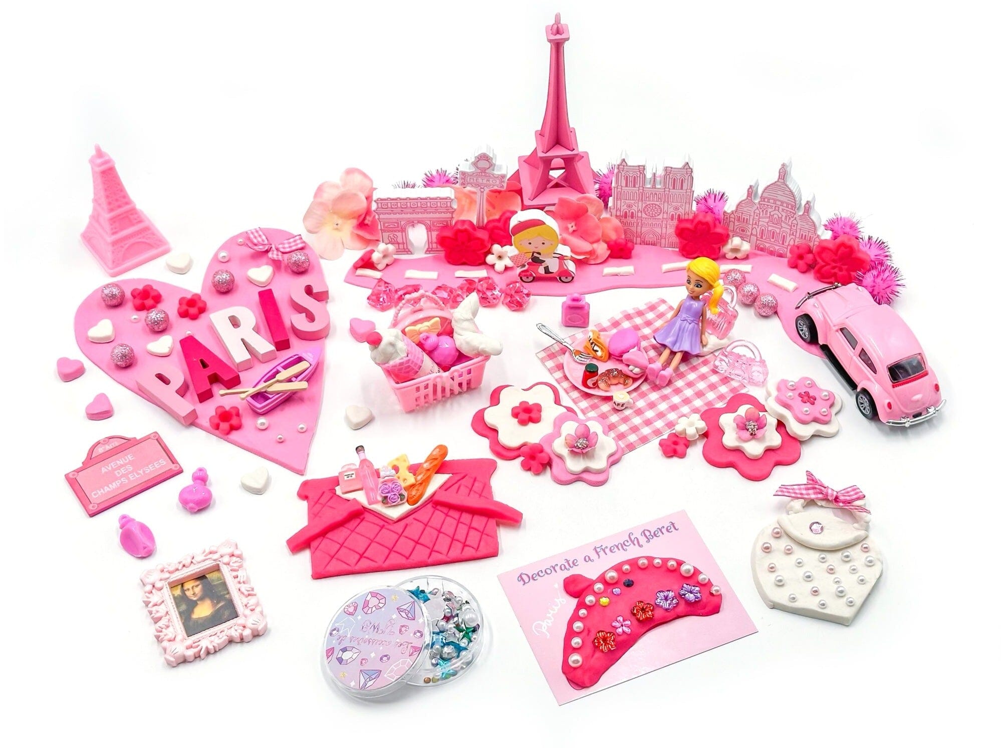 Pink Paris Picnic Kit Sensory Kit Young, Wild & Friedman 