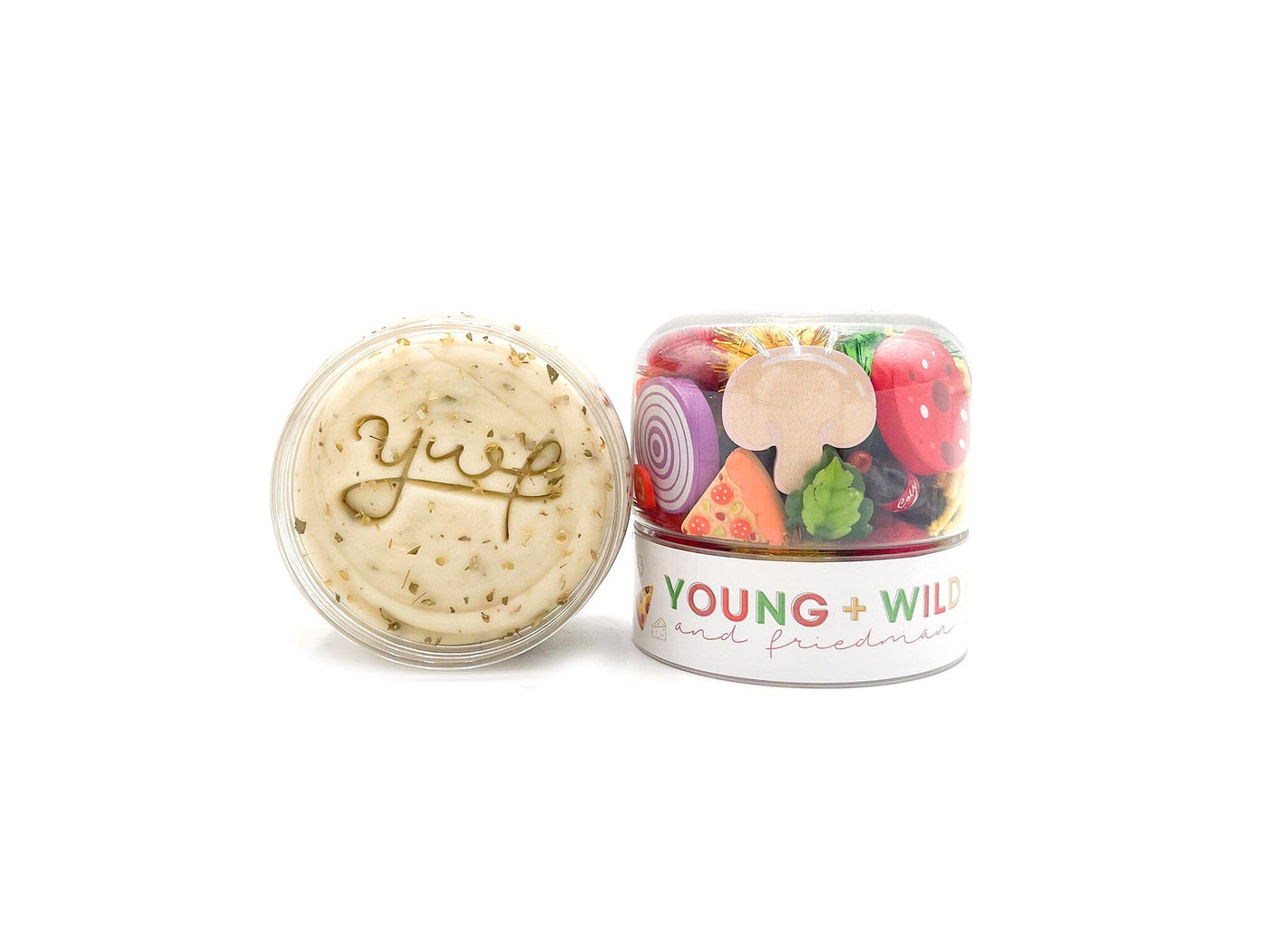 Pizza Grab & Go Dough Jar Grab and Go Dough Young + Wild and Friedman 