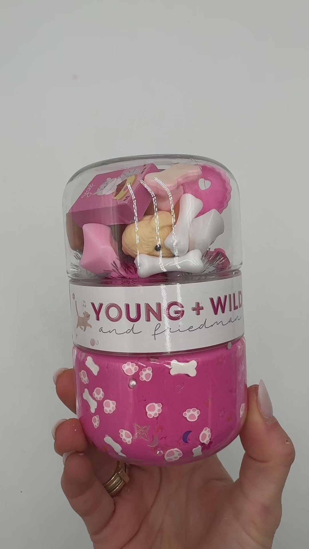 Pink Pet Grab & Go Dough Jar