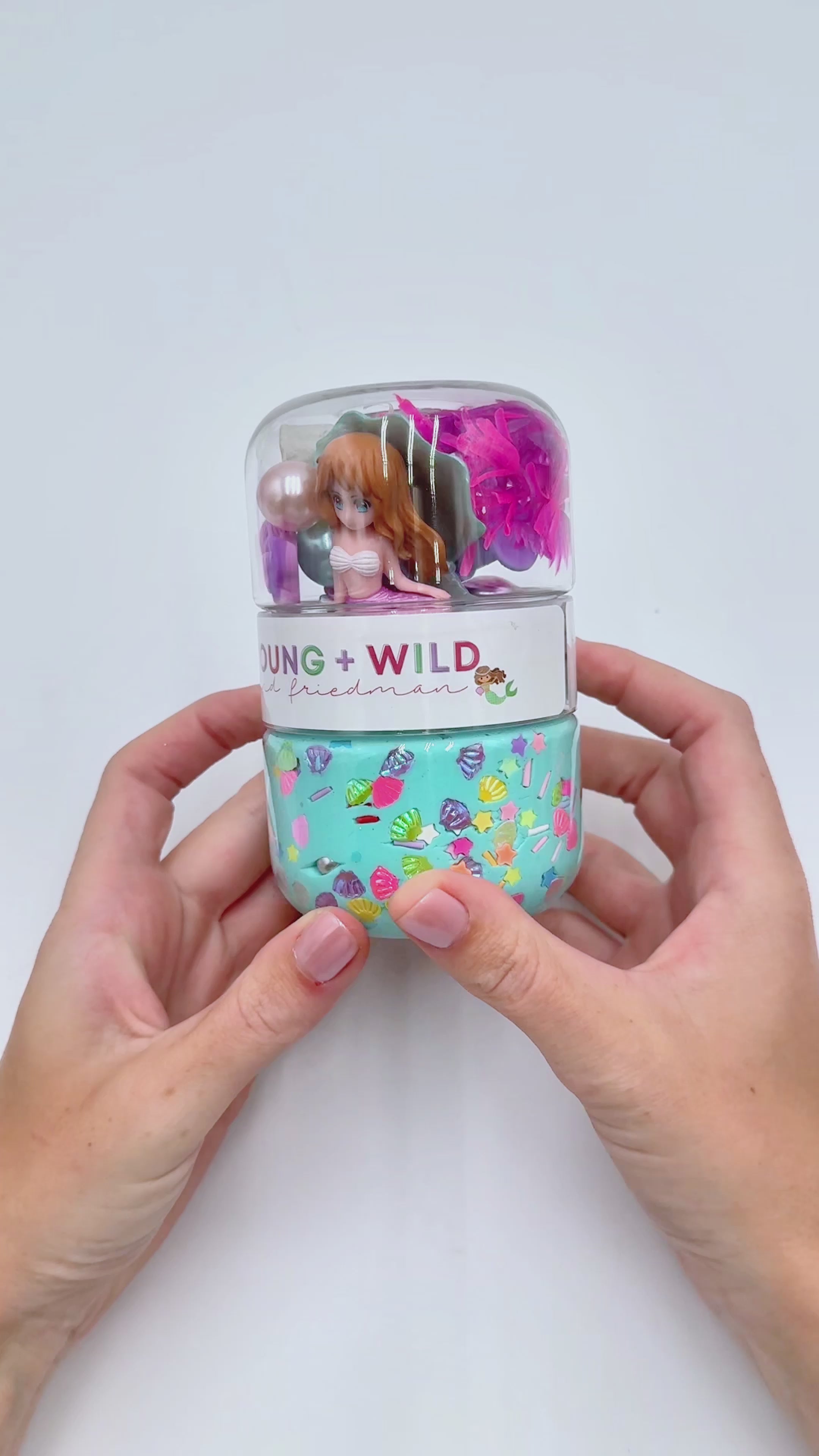 Mermaid Grab & Go Dough Jar