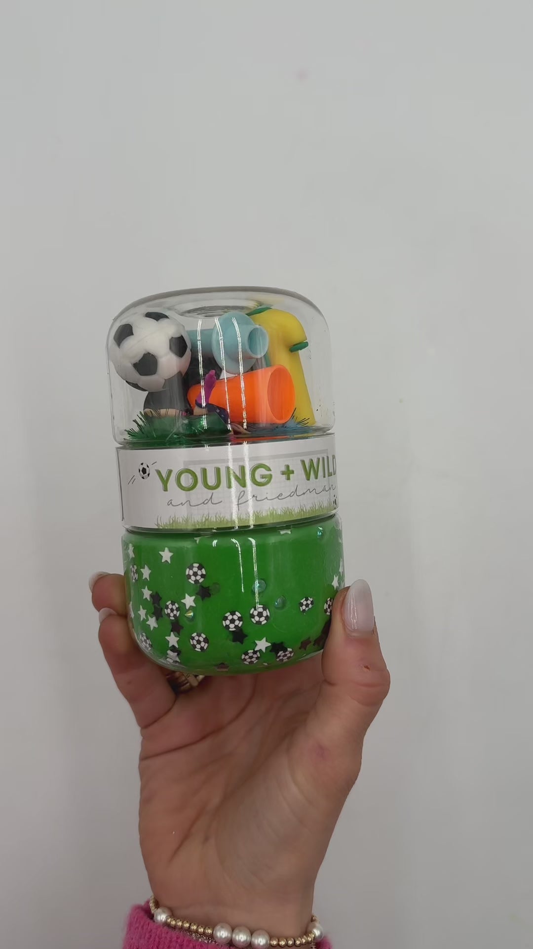 Soccer Grab & Go Dough Jar