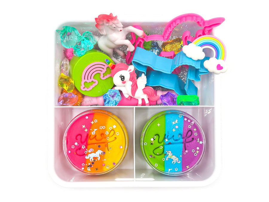 Rainbow Unicorn Midi Sensory Kit Midi Kit Young, Wild & Friedman Sensory Dough 