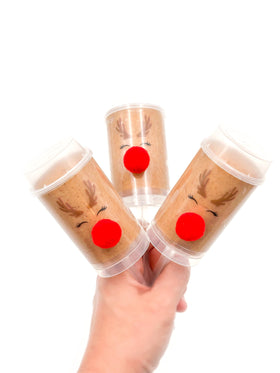 Reindeer Sensory Dough Push Pop