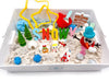 Snowy Sensory Sand Bin Sensory Sand Young + Wild and Friedman 