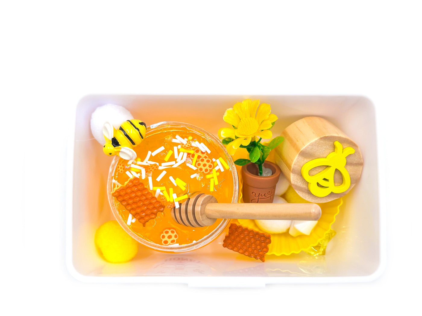 Spring Bee Slime Sensory Mini Kit Mini Kit Young, Wild & Friedman 