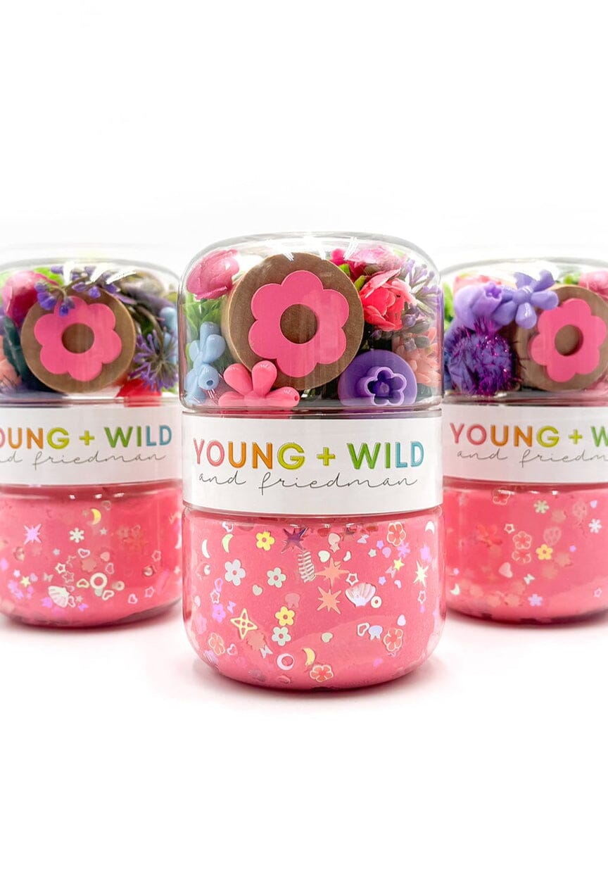 Spring Flower Grab & Go Dough Jar Grab and Go Dough Young, Wild & Friedman 