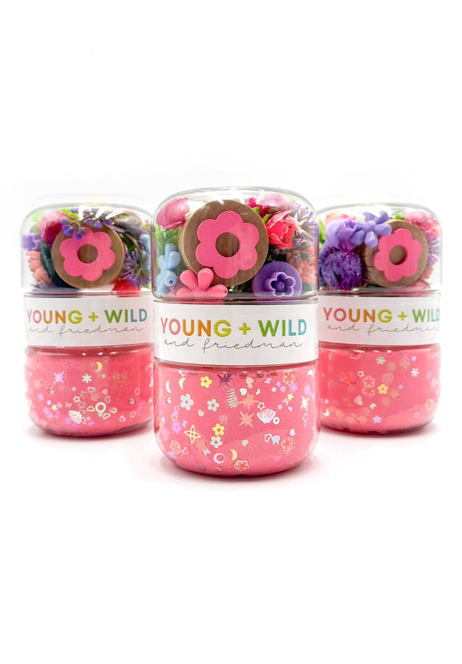 Spring Flower Grab & Go Dough Jar Grab and Go Dough Young, Wild & Friedman 