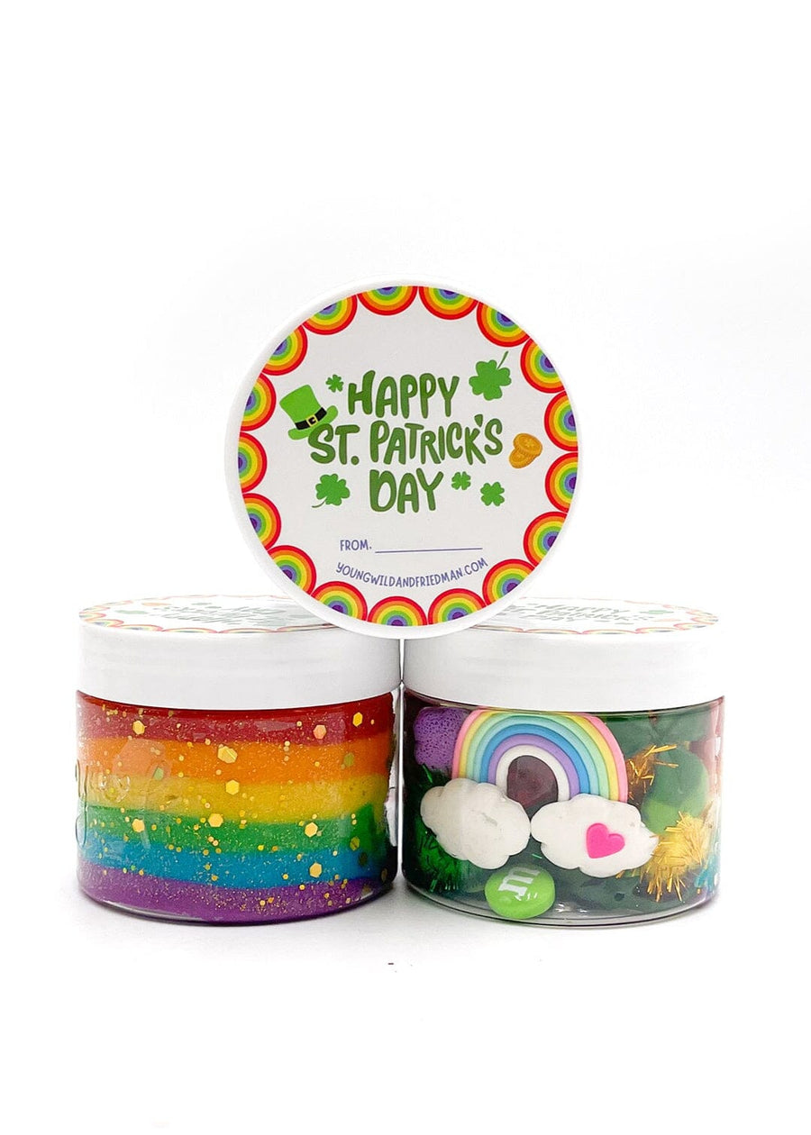 St. Patrick's Day Dough Jar Sensory Dough Young, Wild & Friedman 