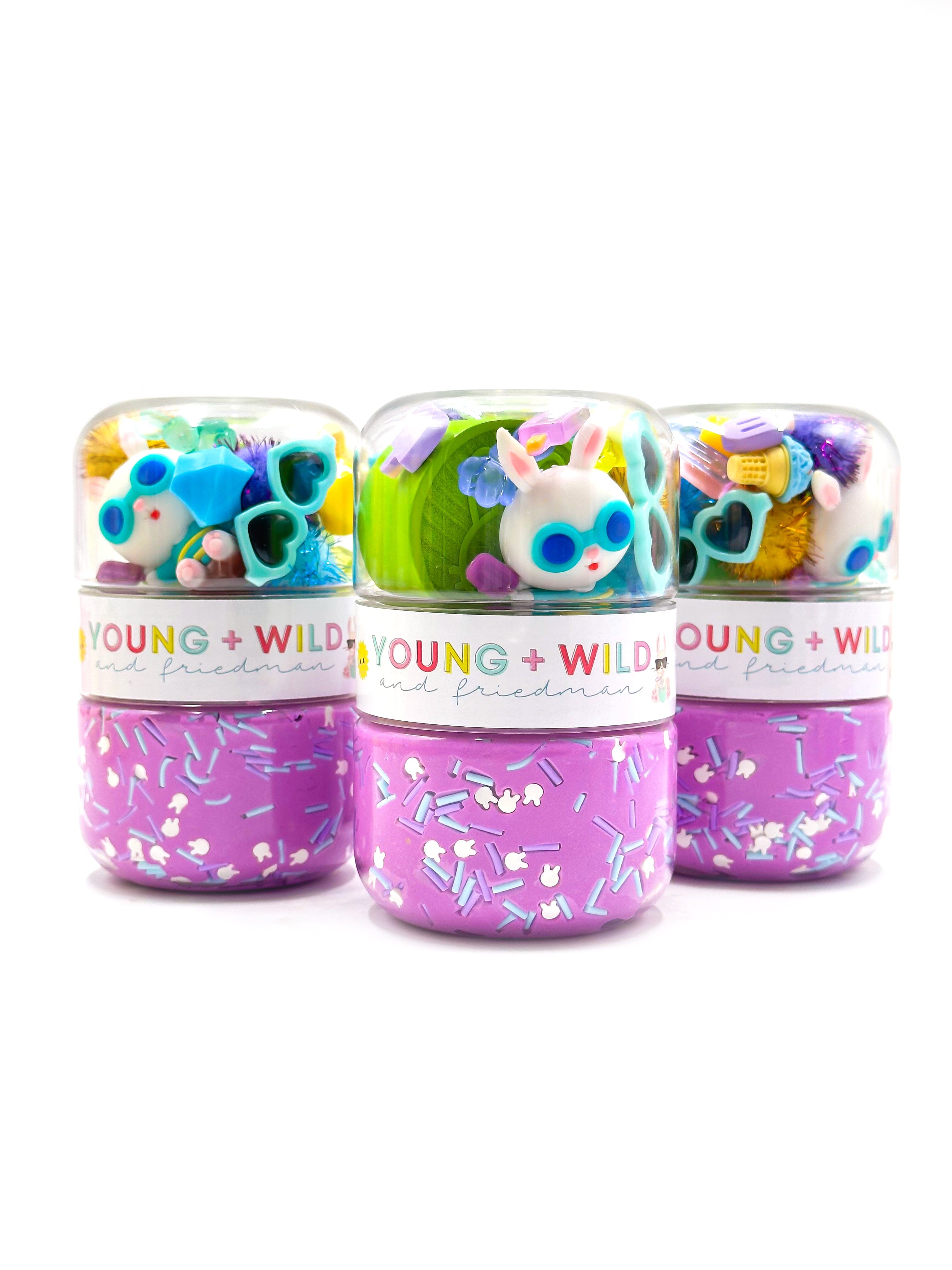 Sunny Bunny Grab & Go Dough Jar Grab and Go Dough Young, Wild & Friedman 