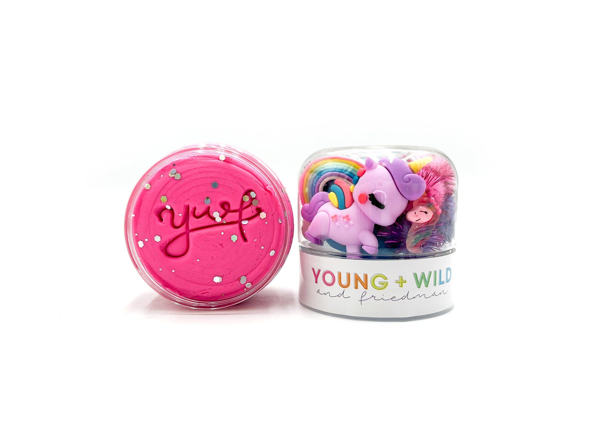 Unicorn Grab & Go Dough Jar Grab and Go Dough Young + Wild and Friedman 