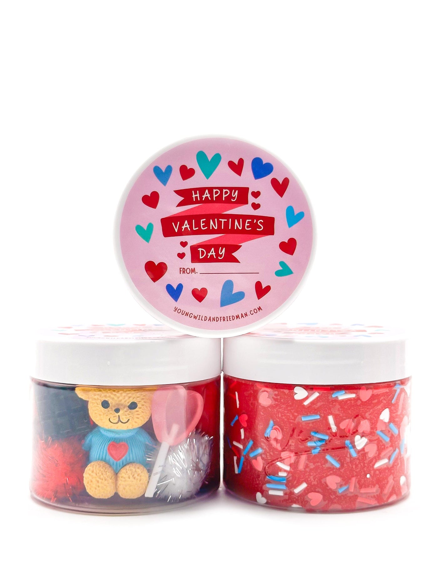 Valentine's Day Class Gift Dough Jar Sensory Dough Young, Wild & Friedman 